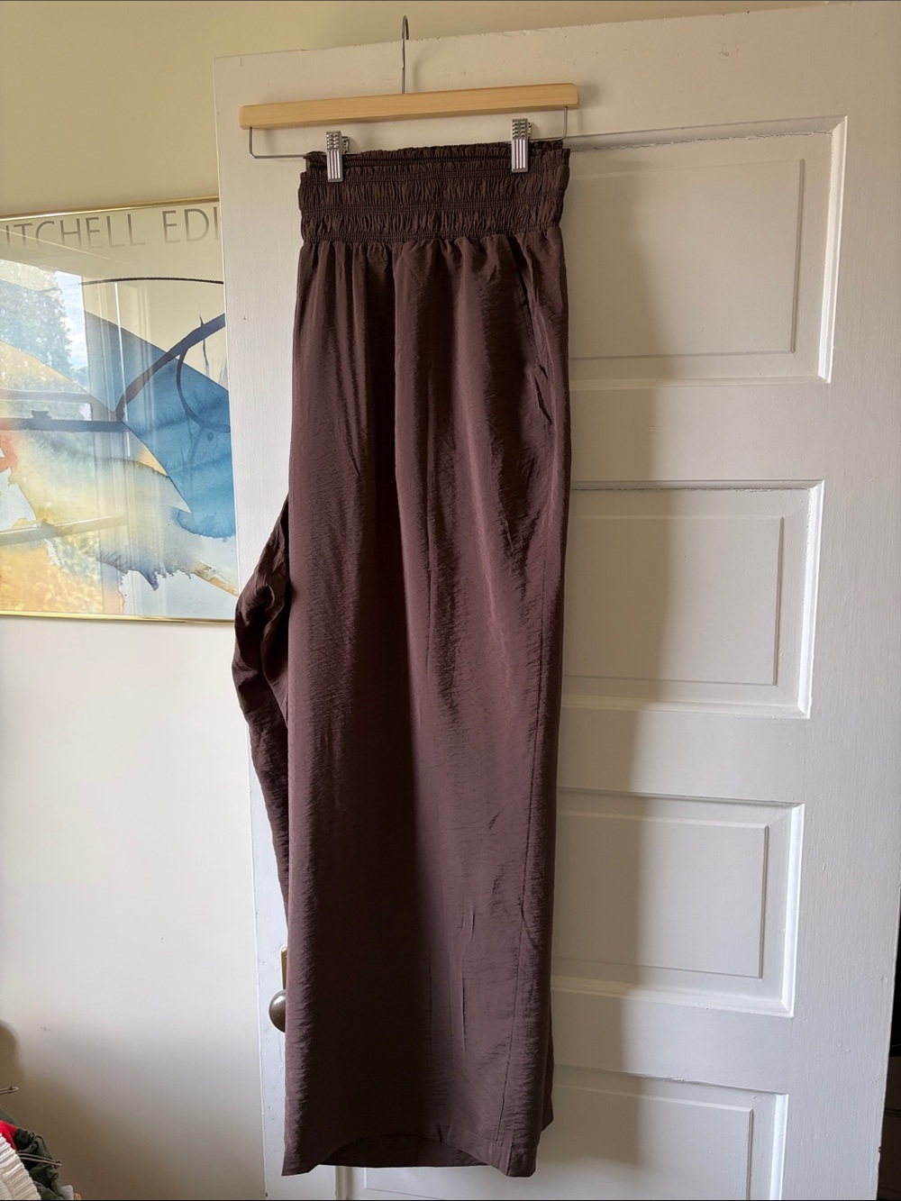 PENN 3X Wide Leg Smocked High Waist Pants - EUC